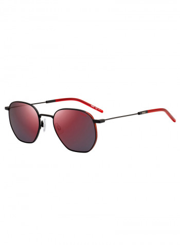 Men's Full Rim Rectangular Shaped Sunglasses - Lens Size: 54 mm