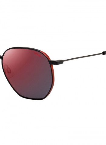 Men's Full Rim Rectangular Shaped Sunglasses - Lens Size: 54 mm