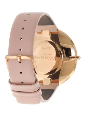 Women's Leather Analog Watch K8Y236Z6