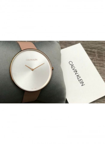 Women's Leather Analog Watch K8Y236Z6