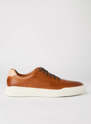 Grandpro Rally Laser Cut Sneakers British Tan / Ivor