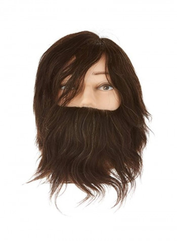 Mannequin With Beard Dark Brown