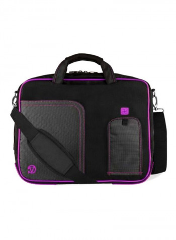 Carrying Bag For HP Pavilion/Envy / Chromebook/ProBook /EliteBook 14-inch Black/Purple