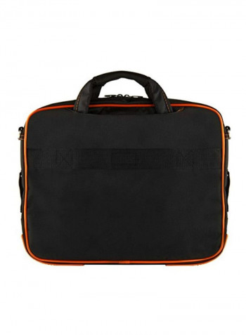 Lightweight Messenger Bag For Pro 4 12-Inch Laptop Black/Orange
