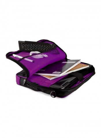 Messenger Bag For MacBook Pro With Retina Display 13-Inch Black/Purple