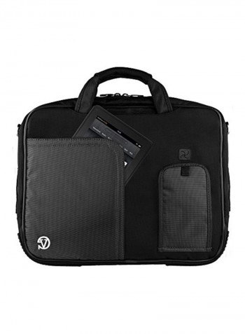 Messenger Bag For Microsoft Surface Pro 4/5/3 12-Inch Black