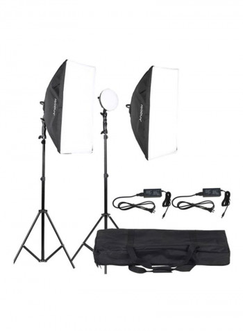 Photography Studio Lighting Kit Black/White