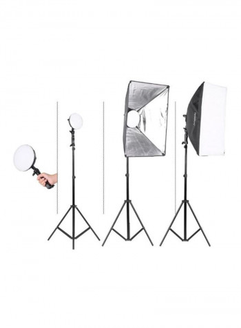 Photography Studio Lighting Kit Black/White