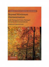 Beyond Minimum Harmonisation: Gold-Plating And Green-Plating Of European Environmental Law Hardcover English by Lorenzo Squintani