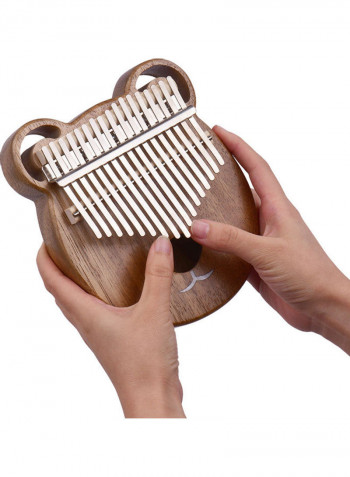 Wooden 17-Key Kalimba Thumb Piano Set