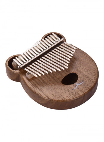 Wooden 17-Key Kalimba Thumb Piano Set