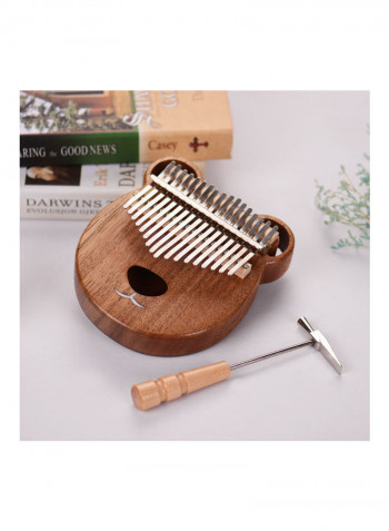 Wooden 17-Key Kalimba Thumb Piano Set