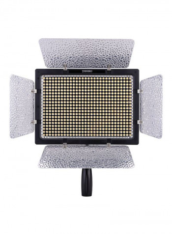 600-Piece LED Photography Light Black/Silver