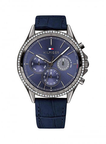 Women's Leather Chronograph Wrist Watch 1781979