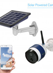 Wireless HD 720P Wi-Fi Solar Powered Wi-Fi Camera