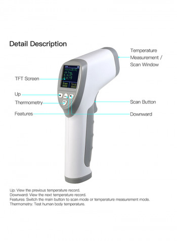 3-In-1 Barcode Scanner White/Grey