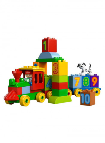31-Piece Duplo Number Train Building Set 10558