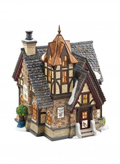 Village Partridge And Pear Lit House Collectible buildings Brown/Beige/White 7.68inch