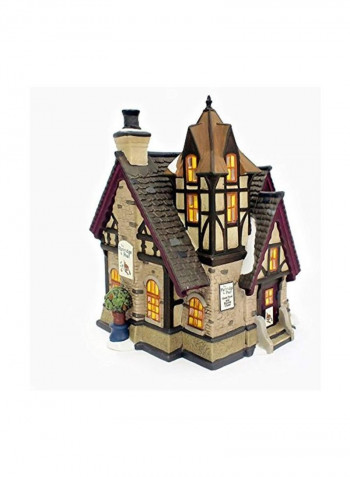 Village Partridge And Pear Lit House Collectible buildings Brown/Beige/White 7.68inch