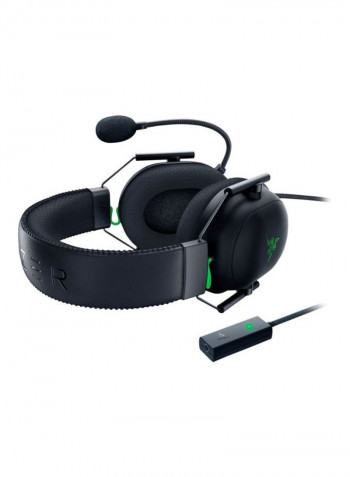 V2 Gaming Headset Surround Sound  Detachable Mic Audio Jack And USB Dac