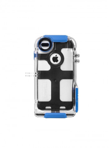 Underwater Housing Case For iPhone Clear/Blue