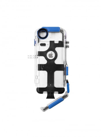 Underwater Housing Case For iPhone Clear/Blue