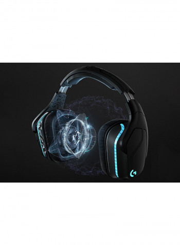 G935 Wireless 7.1 Surround Sound Lightsync Gaming Headset Black