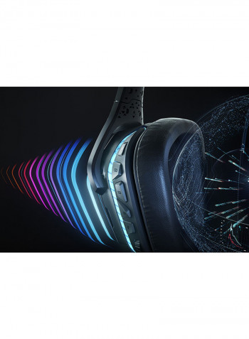G935 Wireless 7.1 Surround Sound Lightsync Gaming Headset Black