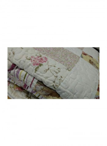 5-Piece Cotton Quilt Set Multicolour King