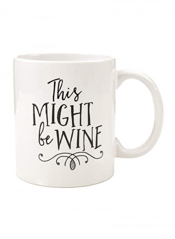 Might Be Wine Mug Multicolour 22 x 30inch