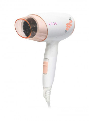Insta Style Hair Dryer White/Pink/Grey 50g