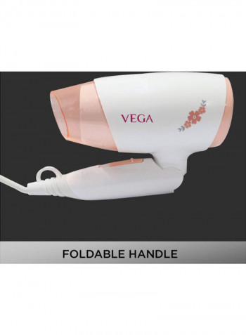 Insta Style Hair Dryer White/Pink/Grey 50g