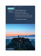 The Prudential Carve-Out For Financial Services: Rationale And Practice In The Gats And Preferential Trade Agreements Hardcover