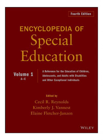 Encyclopedia Of Special Education Hardcover