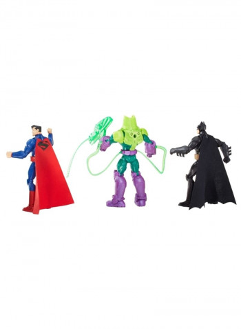3-Piece DC Comics Super Heroes Action Figures CCW17