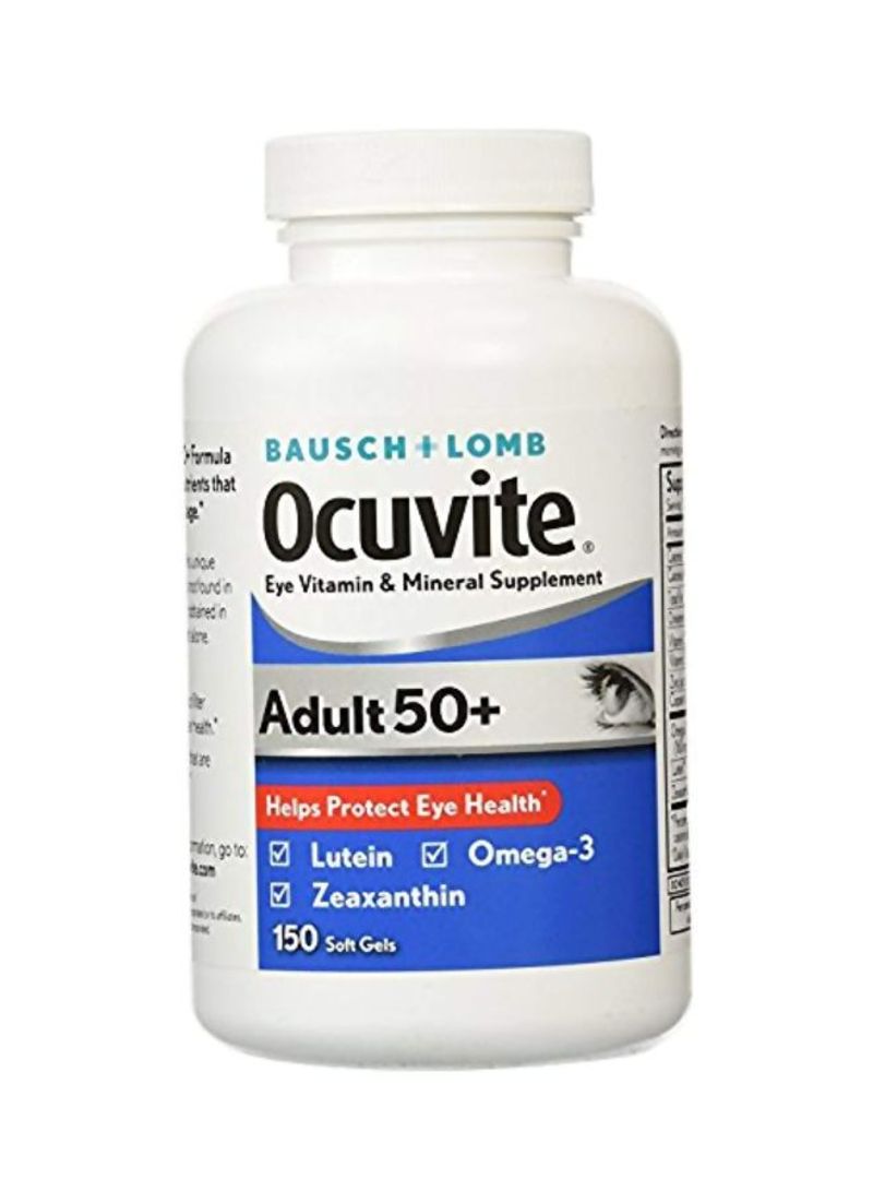 Pack Of 2 Ocuvite Adult 50+ Dietary Supplement - 150 Soft Gels