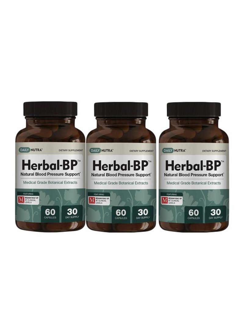 Pack Of 3 Herbal-BP - 60 Capsules