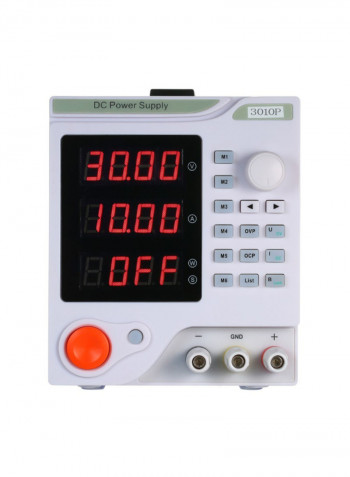 4-Digit Display LED Programmable High Precision Variable Adjustable Switching Power Supply 125 x 280 x 160millimeter Silver