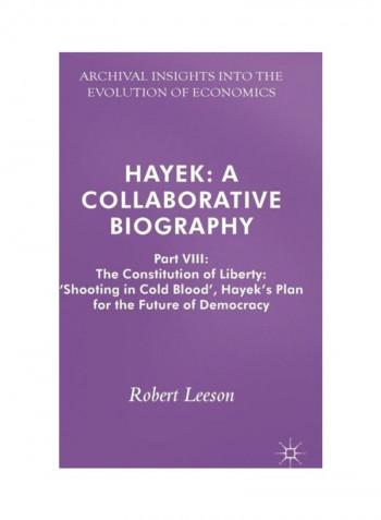 Hayek: A Collaborative Biography Hardcover English by Robert Leeson