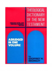 Theological Dictionary Of The New Testament: Abridged In One Volume Hardcover