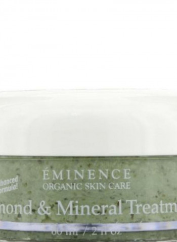 Organic Skin Care Almond And Mineral Treatment Green 2ounce