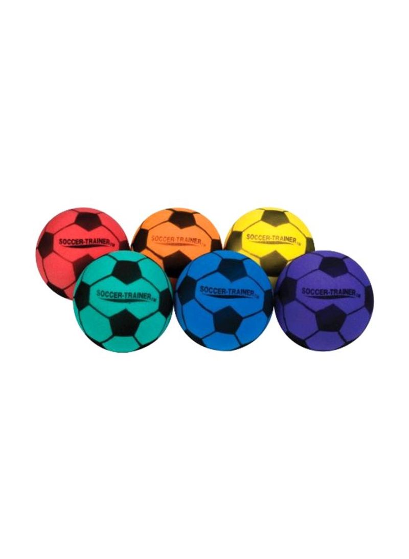 Pack Of 6 Foam Soccer Ball 8-Inch