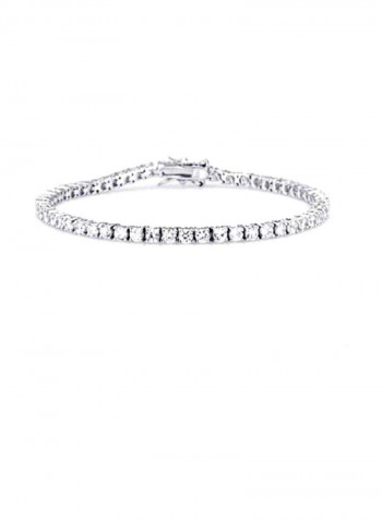 925 Sterling Silver Cubic Zirconia Studded Jewellery Set