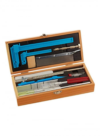 Dollhouse Tool Set Brown/Black/Blue 4.5x2.5x10inch