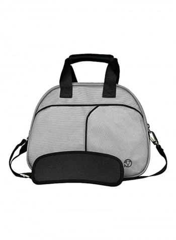 Protective Travel Bag For Samsung Galaxy NX3300/NX500/Smart WB1100/WB380 Steel Grey/Black