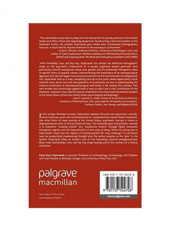 Friendship, Love, And Hip Hop: An Ethnography Of African American Men In Psychiatric Custody Hardcover