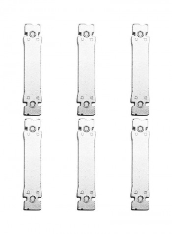 6-Piece Welding Magnet Holder Brazed Tool For Diamond Core Drill Bit Silver