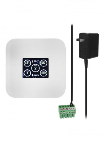 Air Pollution Monitor White 21.50x5.20x17cm