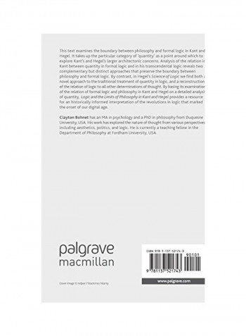 Logic And The Limits Of Philosophy In Kant And Hegel Hardcover