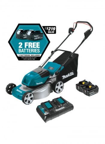 Electric Lawn Mower Blue/Black